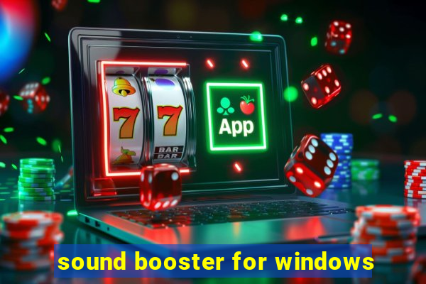 sound booster for windows